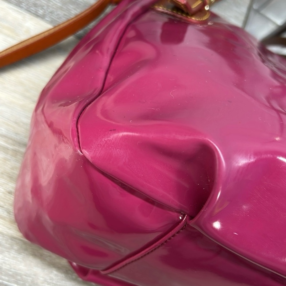 Dooney & Bourke Venus Nina Bag in Magenta! GUC! - Picture 8 of 12